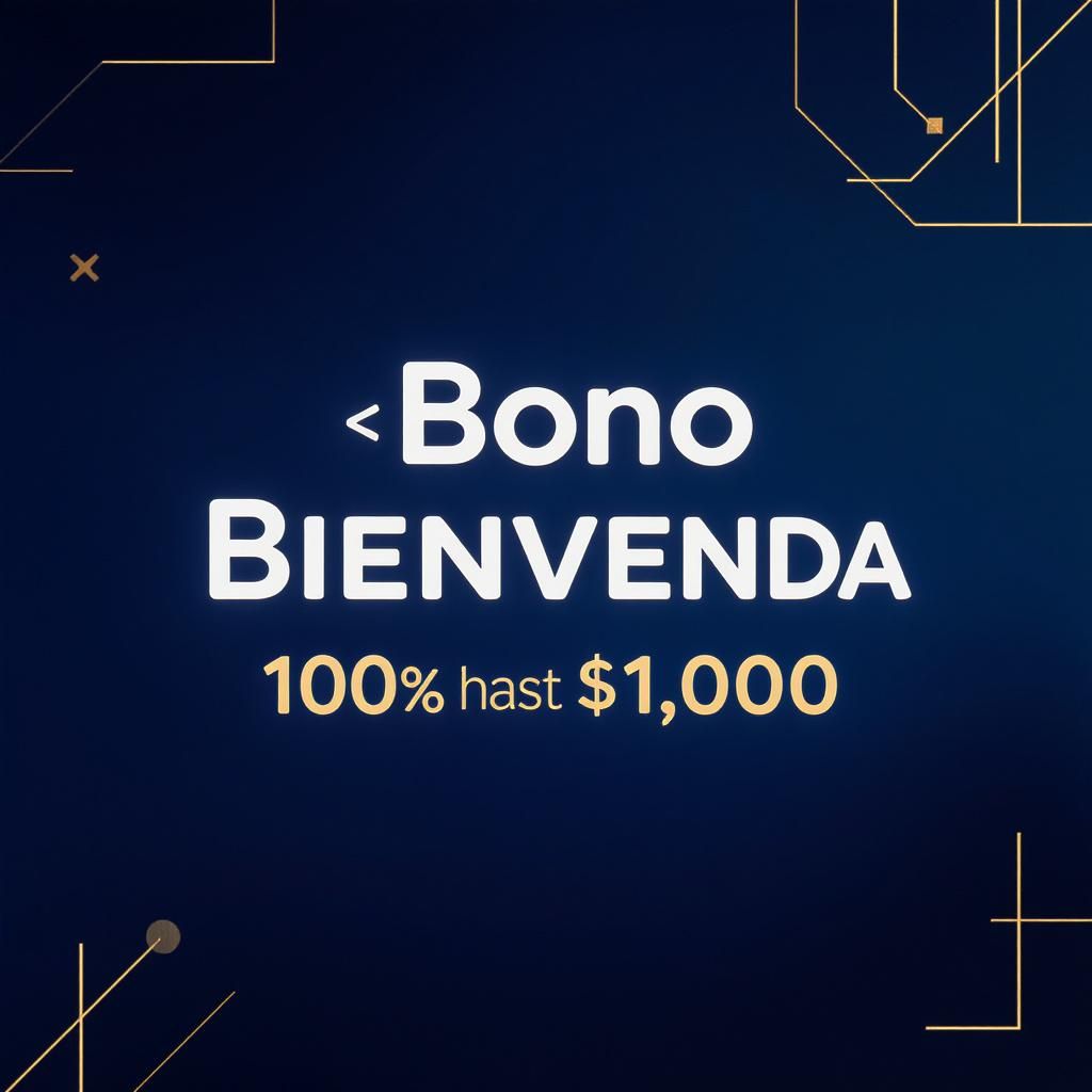 Bono Bienvenida 100% hasta $1,000